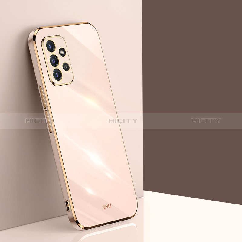Ultra-thin Silicone Gel Soft Case Cover XL1 for Samsung Galaxy A72 5G Gold