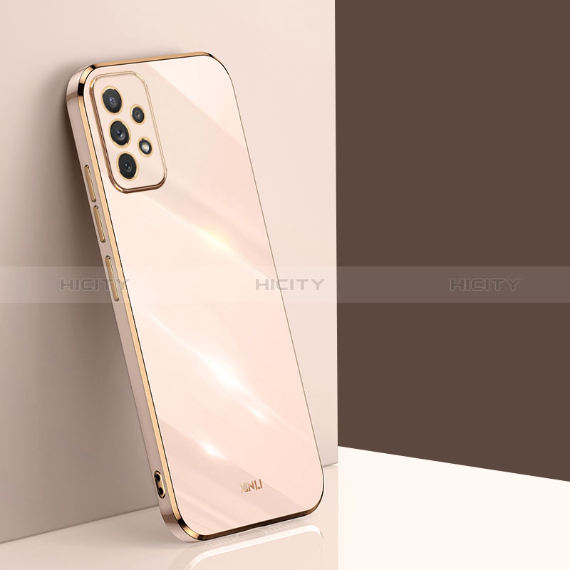 Ultra-thin Silicone Gel Soft Case Cover XL1 for Samsung Galaxy A73 5G Gold