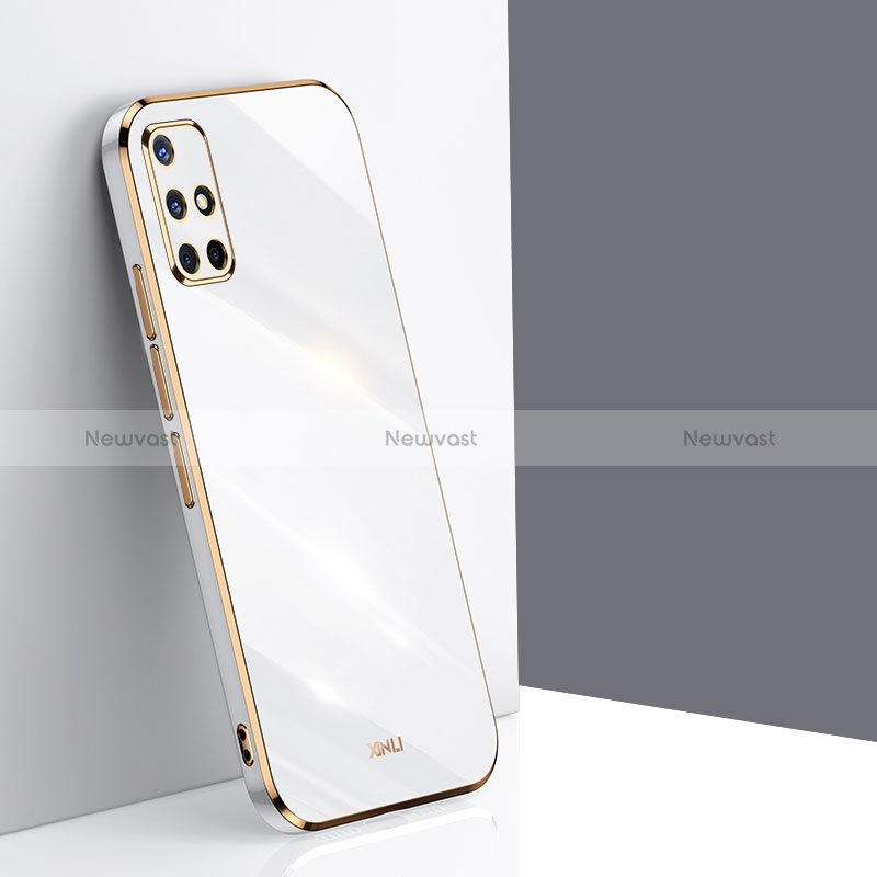 Ultra-thin Silicone Gel Soft Case Cover XL1 for Samsung Galaxy M40S White