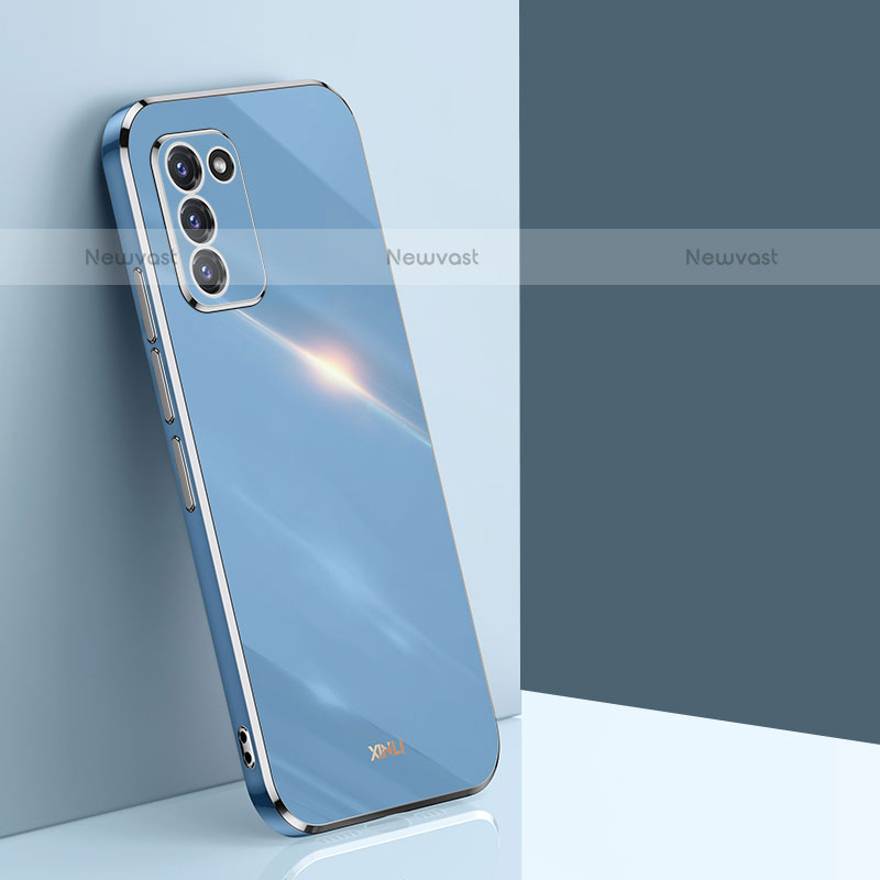 Ultra-thin Silicone Gel Soft Case Cover XL1 for Samsung Galaxy S20 Blue