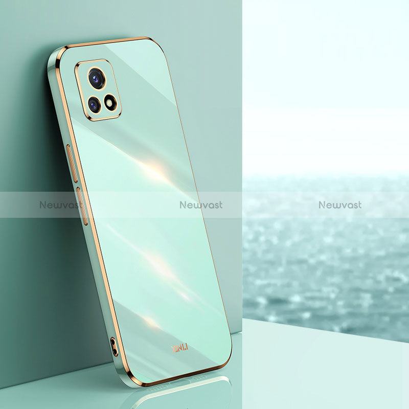 Ultra-thin Silicone Gel Soft Case Cover XL1 for Vivo iQOO U3 5G Green