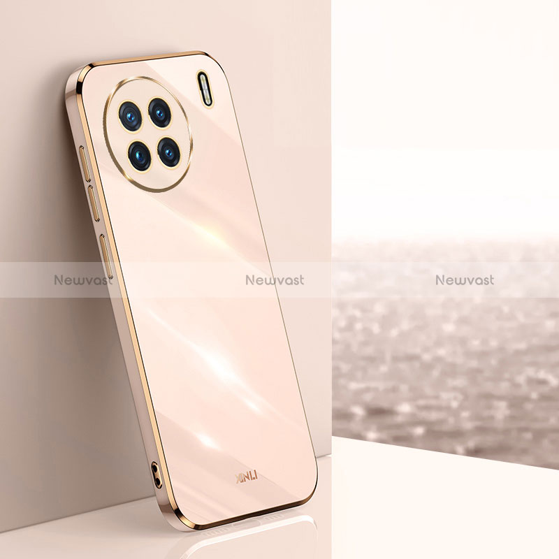 Ultra-thin Silicone Gel Soft Case Cover XL1 for Vivo X90 5G Gold