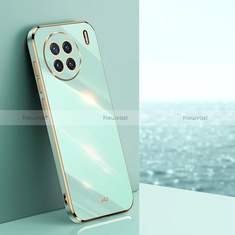 Ultra-thin Silicone Gel Soft Case Cover XL1 for Vivo X90 5G Green