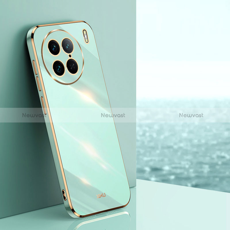 Ultra-thin Silicone Gel Soft Case Cover XL1 for Vivo X90 Pro 5G Green