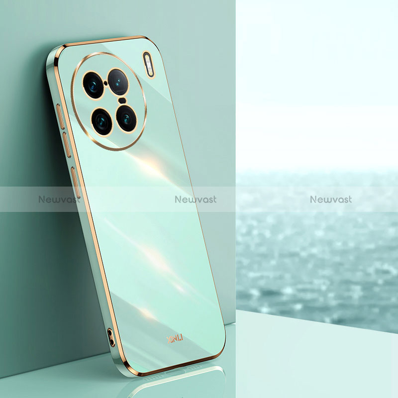 Ultra-thin Silicone Gel Soft Case Cover XL1 for Vivo X90 Pro+ Plus 5G Green