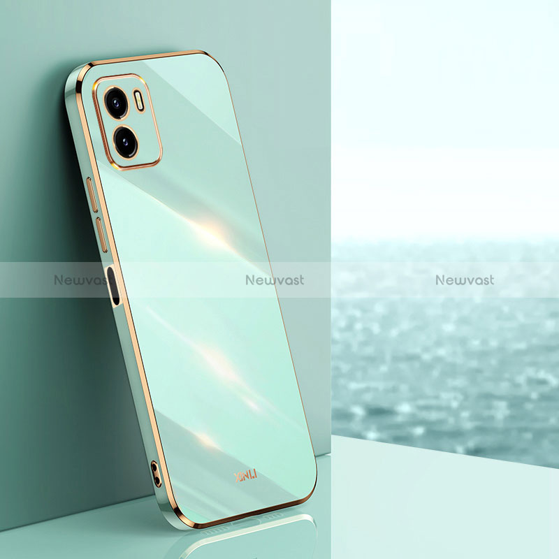 Ultra-thin Silicone Gel Soft Case Cover XL1 for Vivo Y01A Green