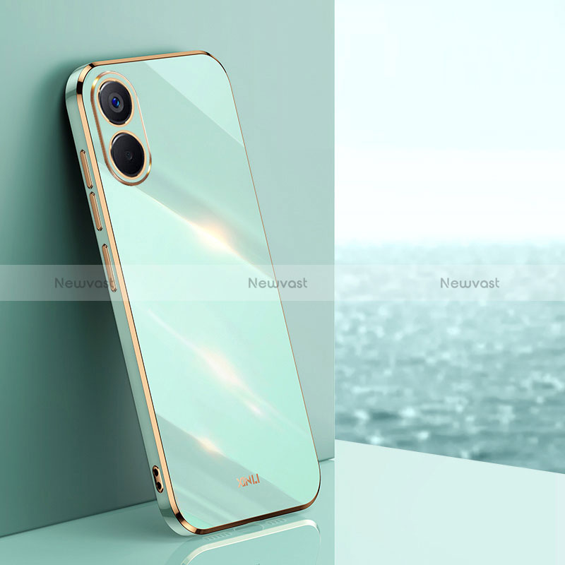 Ultra-thin Silicone Gel Soft Case Cover XL1 for Vivo Y02S Green