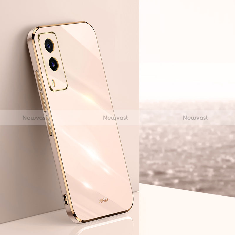 Ultra-thin Silicone Gel Soft Case Cover XL1 for Vivo Y71t 5G Gold