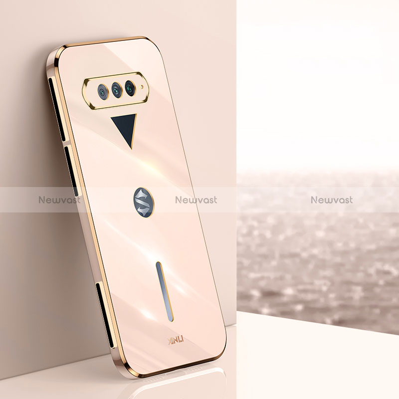 Ultra-thin Silicone Gel Soft Case Cover XL1 for Xiaomi Black Shark 4S 5G Gold