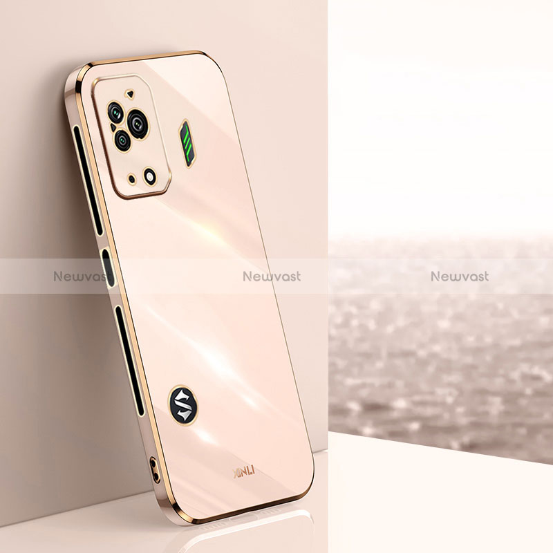 Ultra-thin Silicone Gel Soft Case Cover XL1 for Xiaomi Black Shark 5 5G Gold