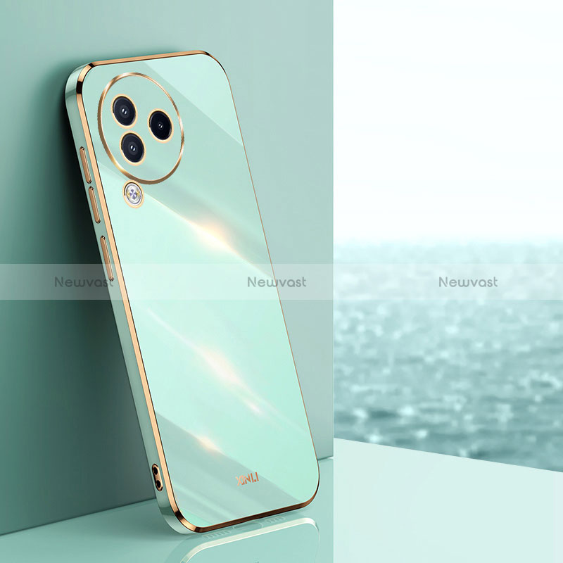 Ultra-thin Silicone Gel Soft Case Cover XL1 for Xiaomi Civi 3 5G Green