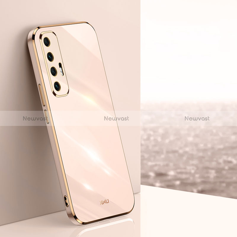 Ultra-thin Silicone Gel Soft Case Cover XL1 for Xiaomi Mi 10S 5G Gold