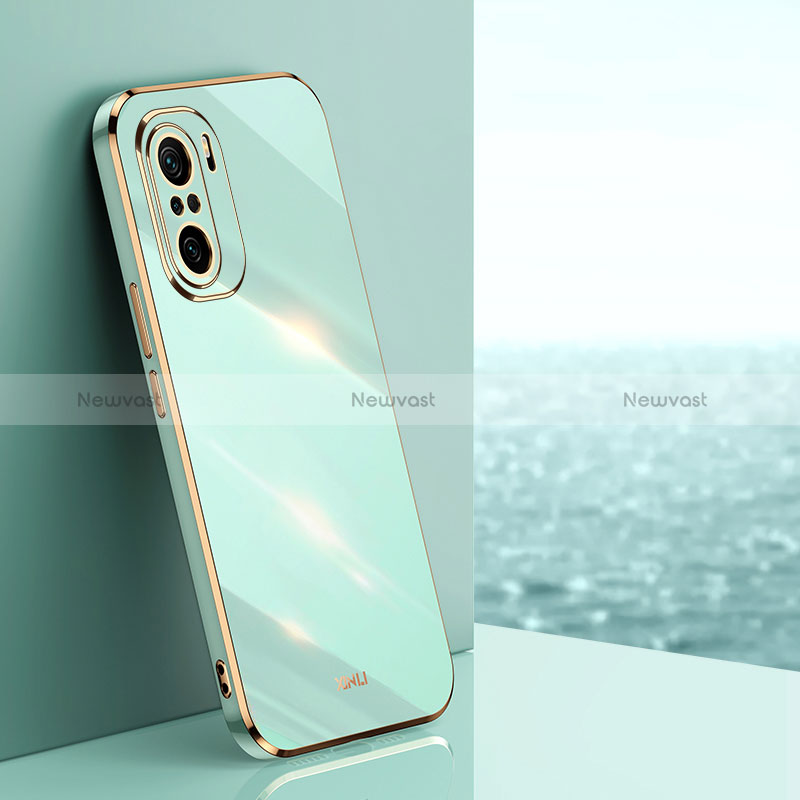 Ultra-thin Silicone Gel Soft Case Cover XL1 for Xiaomi Mi 11i 5G Green