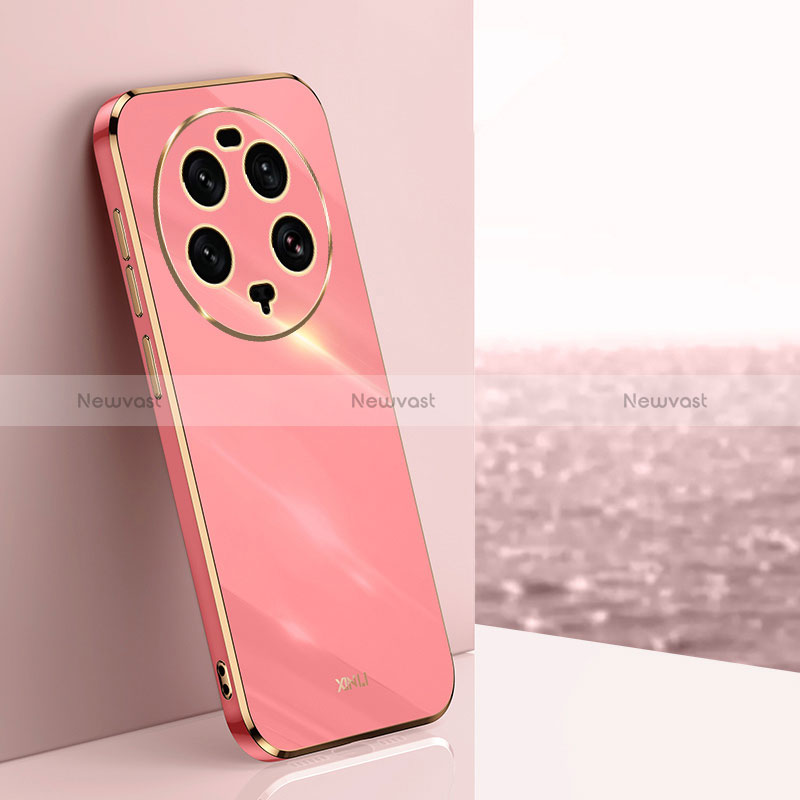 Ultra-thin Silicone Gel Soft Case Cover XL1 for Xiaomi Mi 13 Ultra 5G Hot Pink