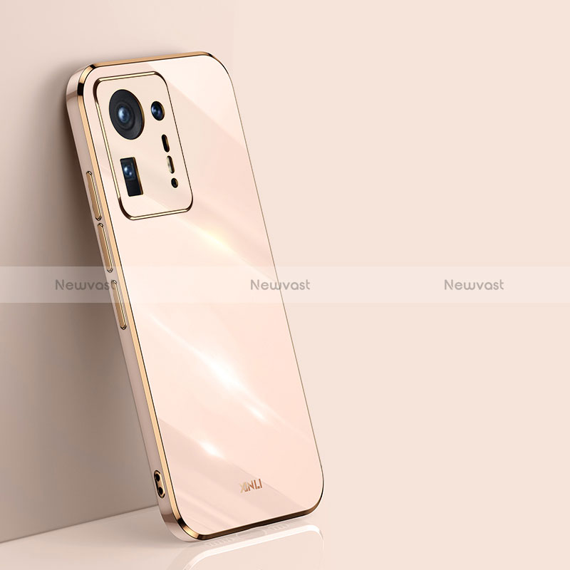 Ultra-thin Silicone Gel Soft Case Cover XL1 for Xiaomi Mi Mix 4 5G Gold