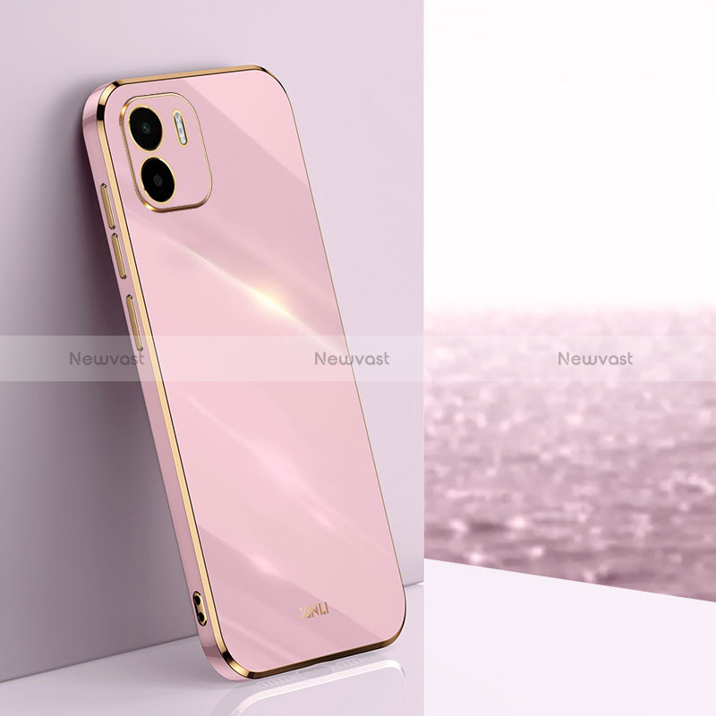 Ultra-thin Silicone Gel Soft Case Cover XL1 for Xiaomi Poco C50 Pink