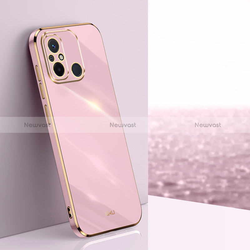 Ultra-thin Silicone Gel Soft Case Cover XL1 for Xiaomi Poco C55 Pink