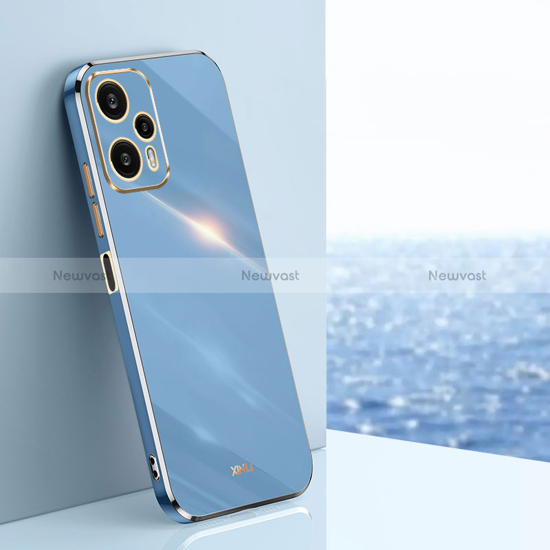 Ultra-thin Silicone Gel Soft Case Cover XL1 for Xiaomi Poco F5 5G Blue