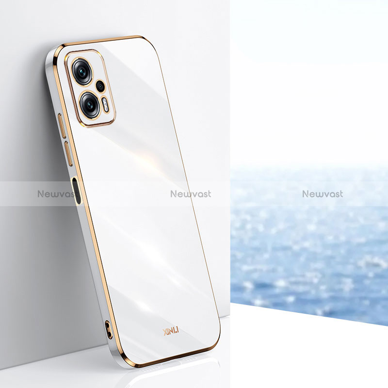 Ultra-thin Silicone Gel Soft Case Cover XL1 for Xiaomi Poco X4 GT 5G White
