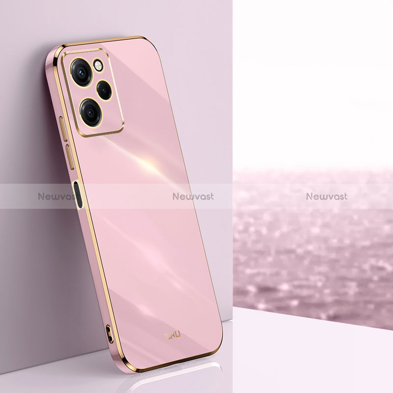 Ultra-thin Silicone Gel Soft Case Cover XL1 for Xiaomi Poco X5 Pro 5G Pink