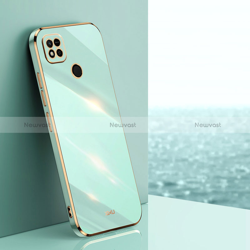 Ultra-thin Silicone Gel Soft Case Cover XL1 for Xiaomi Redmi 9 India Green