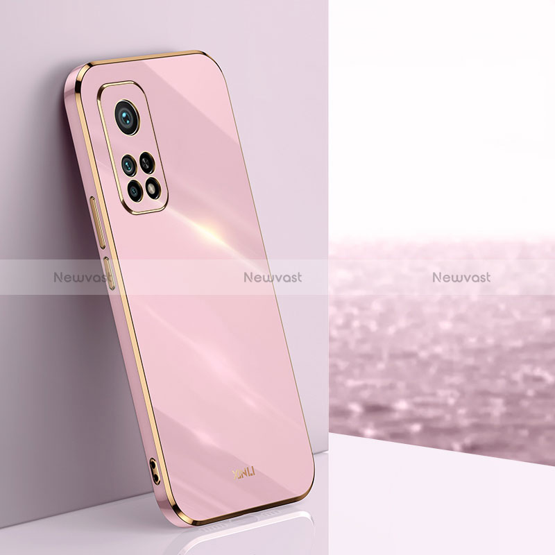 Ultra-thin Silicone Gel Soft Case Cover XL1 for Xiaomi Redmi K30S 5G Pink