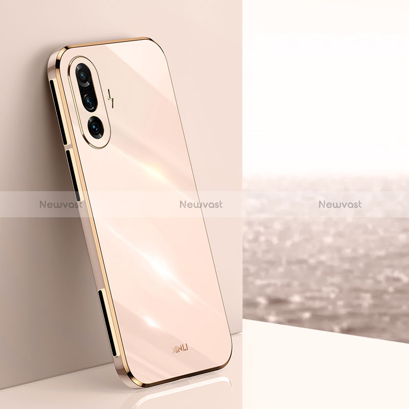 Ultra-thin Silicone Gel Soft Case Cover XL1 for Xiaomi Redmi K40 Gaming 5G Gold