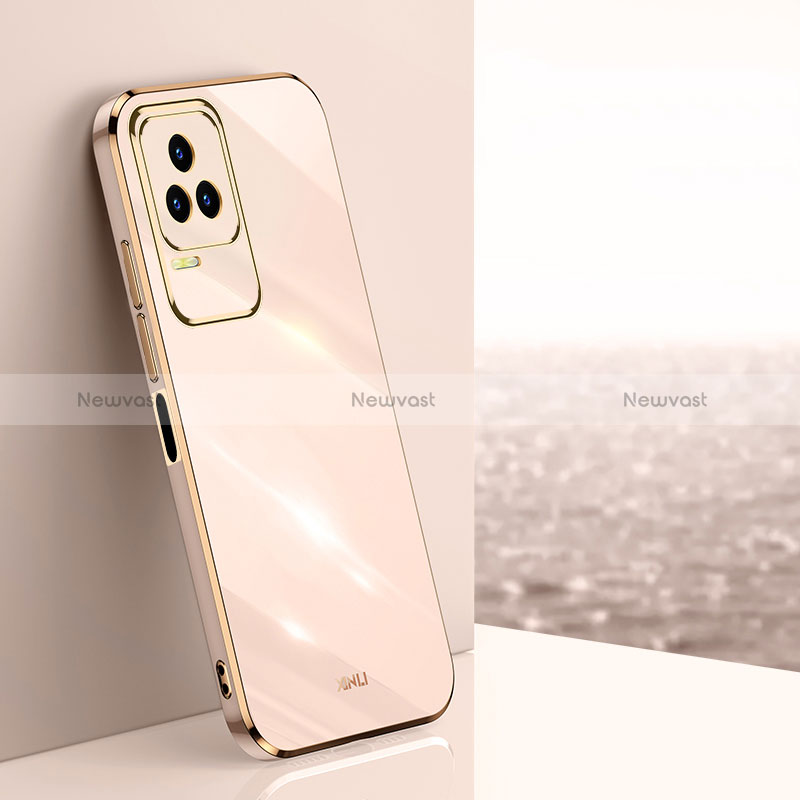 Ultra-thin Silicone Gel Soft Case Cover XL1 for Xiaomi Redmi K50 5G Gold