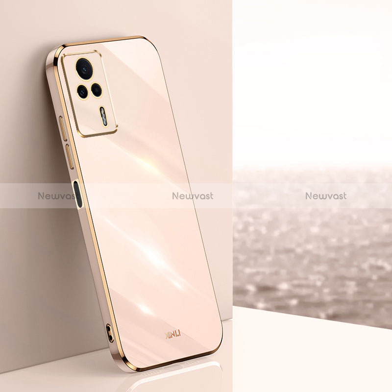 Ultra-thin Silicone Gel Soft Case Cover XL1 for Xiaomi Redmi K60E 5G Gold