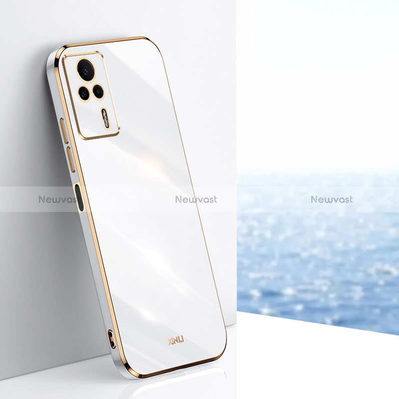 Ultra-thin Silicone Gel Soft Case Cover XL1 for Xiaomi Redmi K60E 5G White