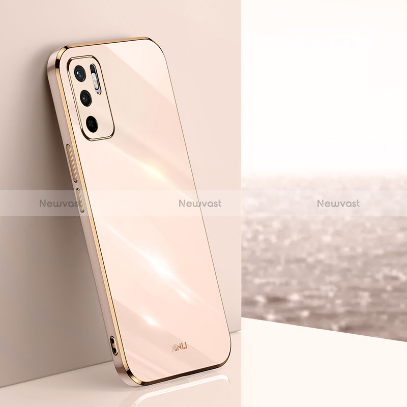 Ultra-thin Silicone Gel Soft Case Cover XL1 for Xiaomi Redmi Note 10T 5G Gold