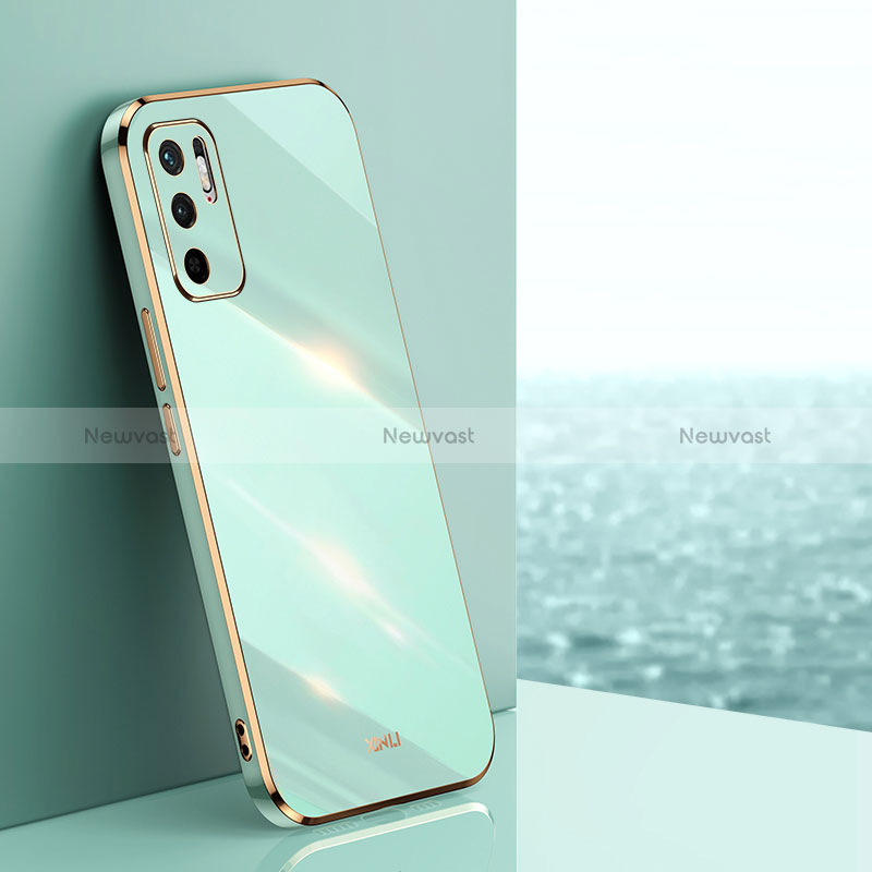 Ultra-thin Silicone Gel Soft Case Cover XL1 for Xiaomi Redmi Note 10T 5G Green