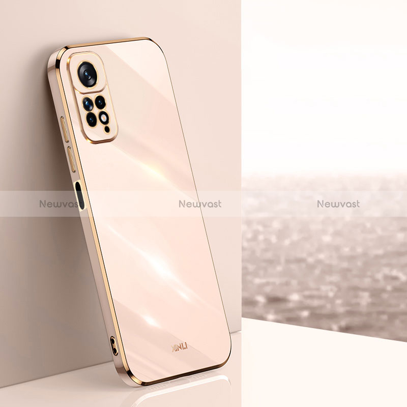 Ultra-thin Silicone Gel Soft Case Cover XL1 for Xiaomi Redmi Note 11 4G (2022) Gold