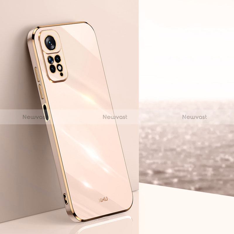 Ultra-thin Silicone Gel Soft Case Cover XL1 for Xiaomi Redmi Note 11S 4G Gold