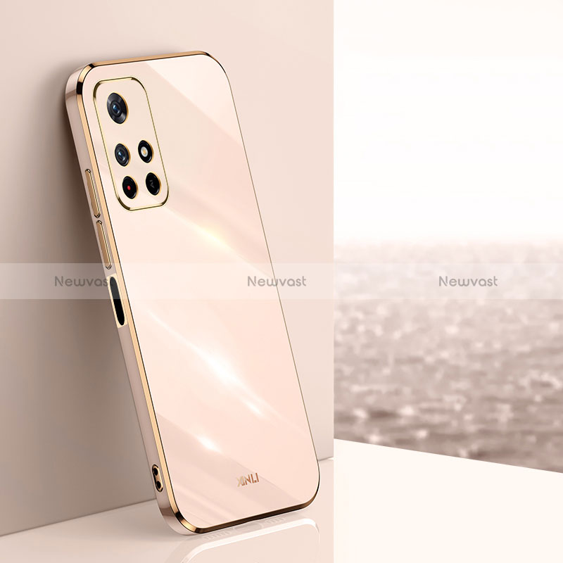 Ultra-thin Silicone Gel Soft Case Cover XL1 for Xiaomi Redmi Note 11S 5G Gold