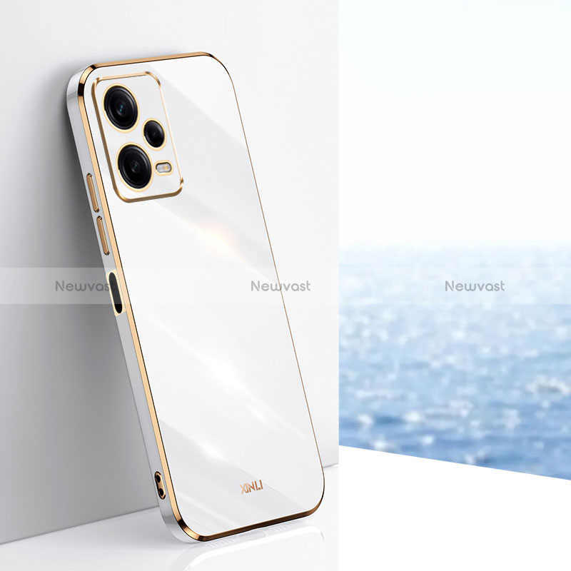 Ultra-thin Silicone Gel Soft Case Cover XL1 for Xiaomi Redmi Note 12 Pro 5G White