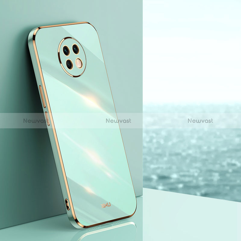 Ultra-thin Silicone Gel Soft Case Cover XL1 for Xiaomi Redmi Note 9T 5G Green