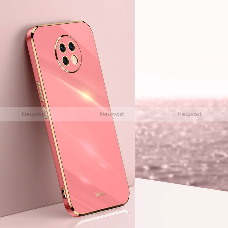 Ultra-thin Silicone Gel Soft Case Cover XL1 for Xiaomi Redmi Note 9T 5G Hot Pink