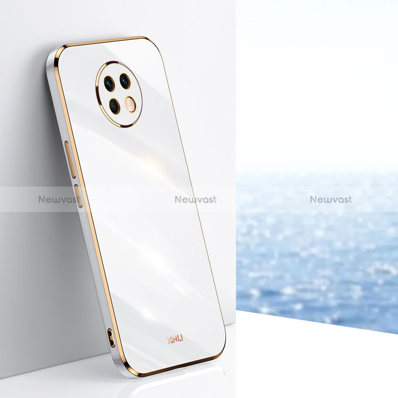 Ultra-thin Silicone Gel Soft Case Cover XL1 for Xiaomi Redmi Note 9T 5G White