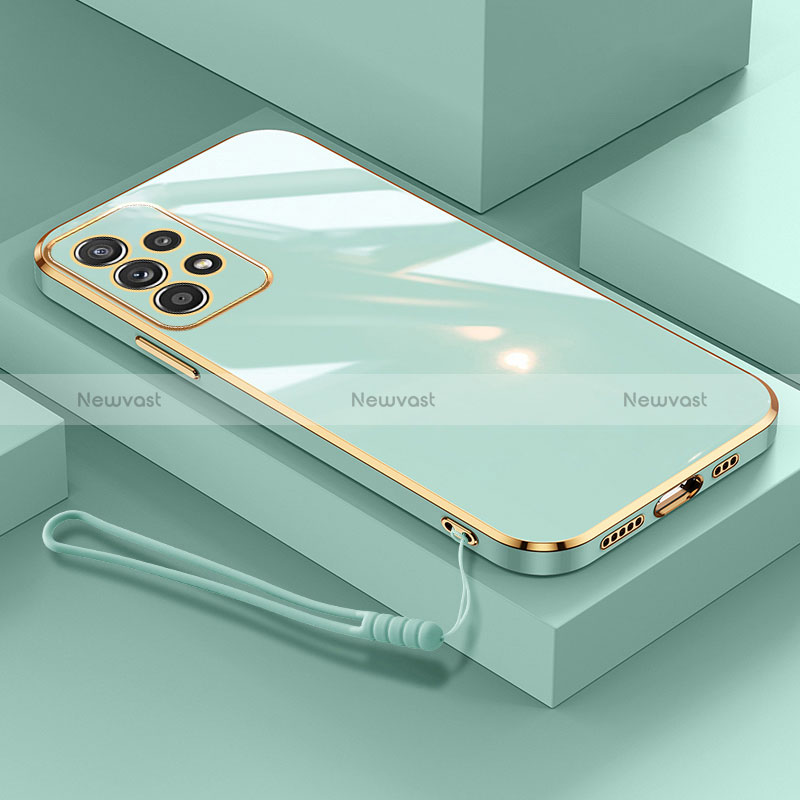 Ultra-thin Silicone Gel Soft Case Cover XL2 for Samsung Galaxy A32 4G Green