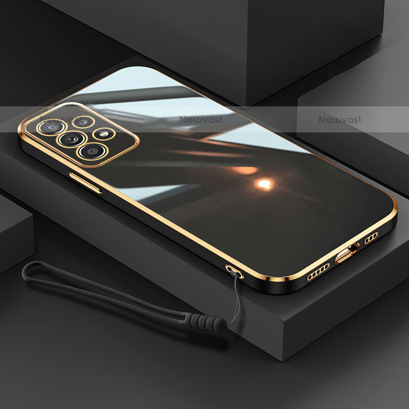Ultra-thin Silicone Gel Soft Case Cover XL2 for Samsung Galaxy M32 5G Black
