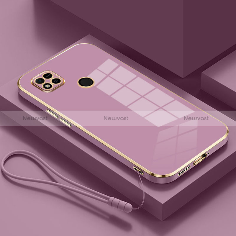 Ultra-thin Silicone Gel Soft Case Cover XL2 for Xiaomi POCO C31 Purple