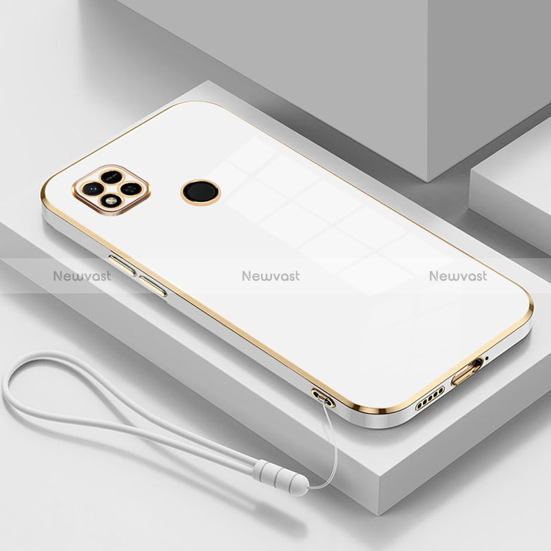 Ultra-thin Silicone Gel Soft Case Cover XL2 for Xiaomi POCO C31 White