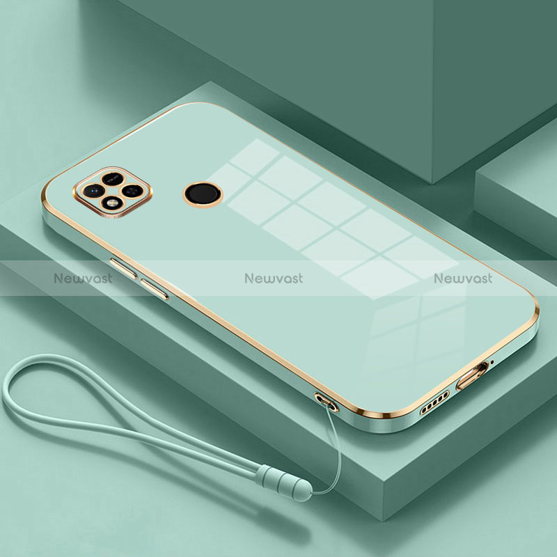 Ultra-thin Silicone Gel Soft Case Cover XL2 for Xiaomi Redmi 10A 4G Green