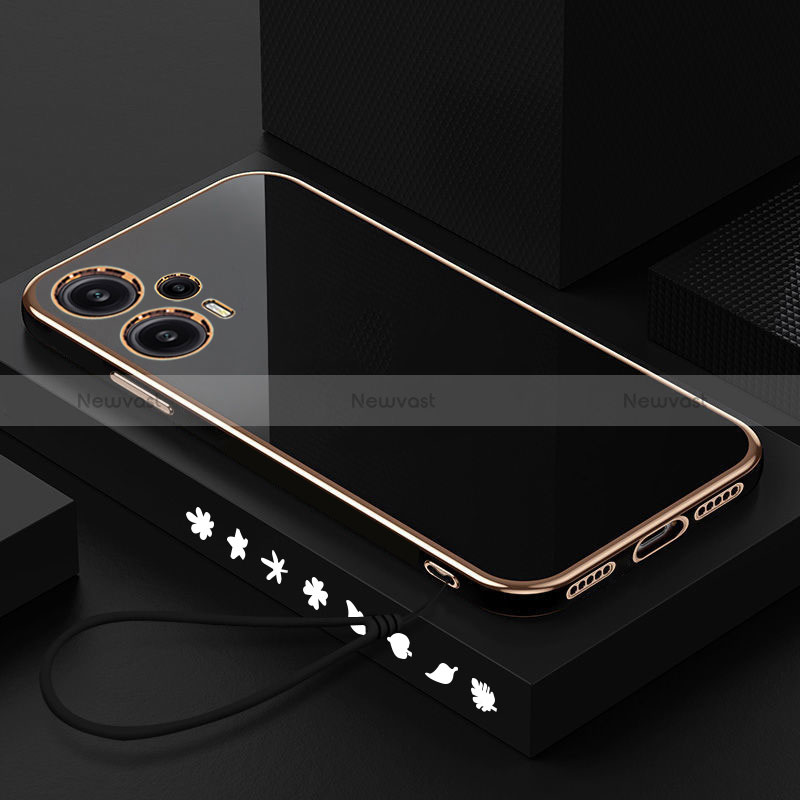 Ultra-thin Silicone Gel Soft Case Cover XL3 for Xiaomi Poco F5 5G Black