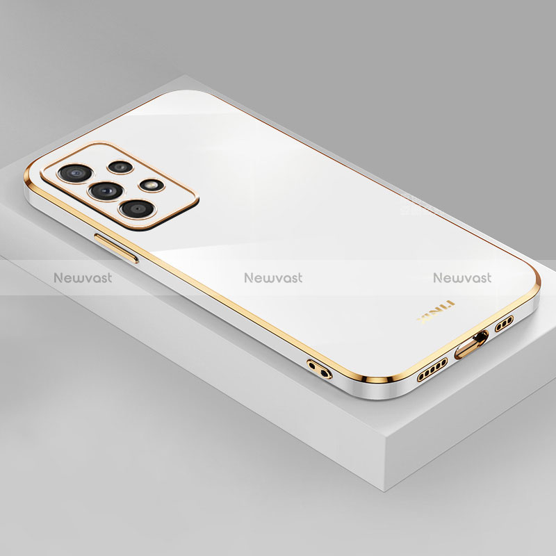 Ultra-thin Silicone Gel Soft Case Cover XL4 for Samsung Galaxy A32 4G White