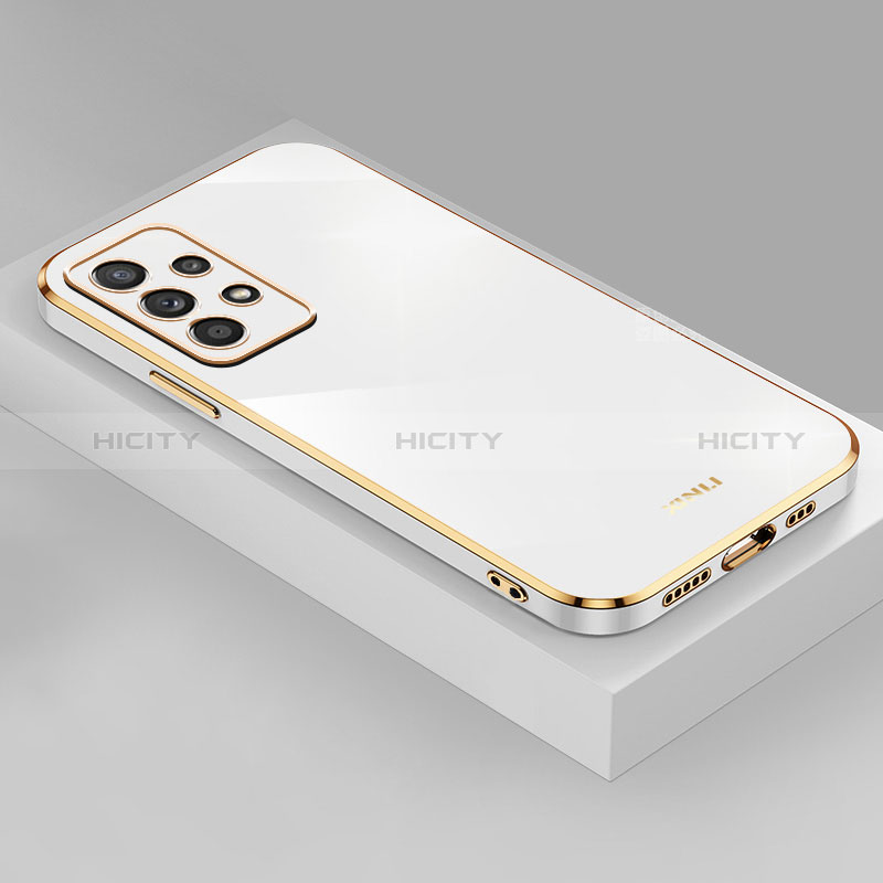 Ultra-thin Silicone Gel Soft Case Cover XL4 for Samsung Galaxy A53 5G White