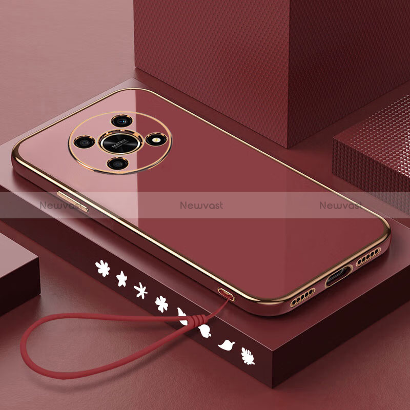 Ultra-thin Silicone Gel Soft Case Cover XL6 for Huawei Nova Y91 Red