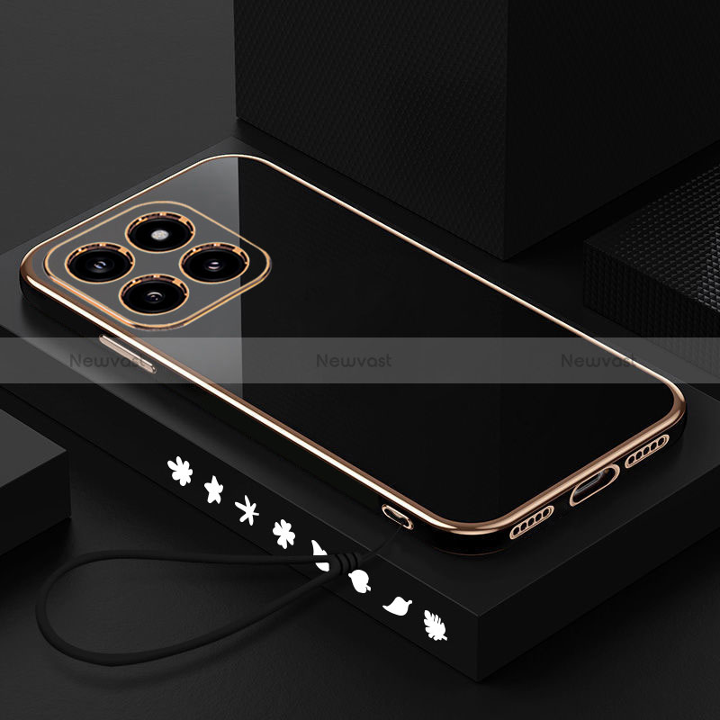 Ultra-thin Silicone Gel Soft Case Cover XL6 for Xiaomi Mi 14 Pro 5G Black