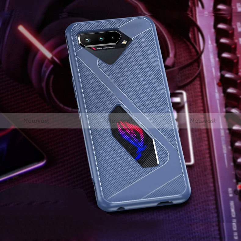 Ultra-thin Silicone Gel Soft Case Cover ZJ1 for Asus ROG Phone 5 Pro